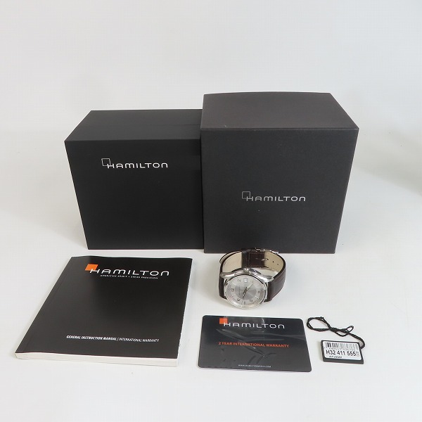 実際に弊社で買取させて頂いたHAMILTON/ハミルトン JAZZMASTER/ジャズマスター H32411555【動作未確認】の画像 7枚目