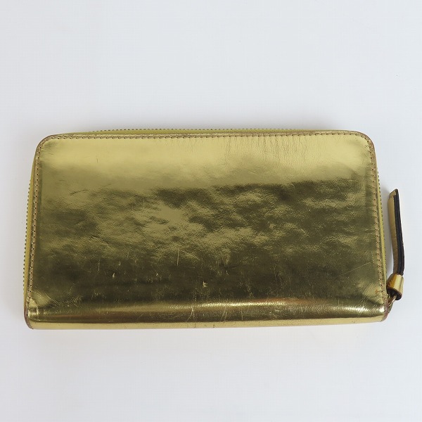 実際に弊社で買取させて頂いたGIVENCHY/ジバンシィ メタリックゴールド 長財布/ウォレットの画像 1枚目
