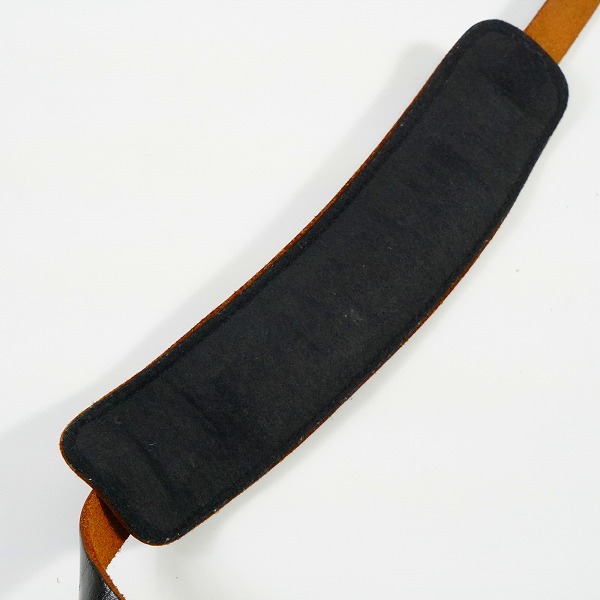 実際に弊社で買取させて頂いたB.C.Rich/BCリッチ レザー ギターストラップ ベースストラップ ブラックの画像 8枚目