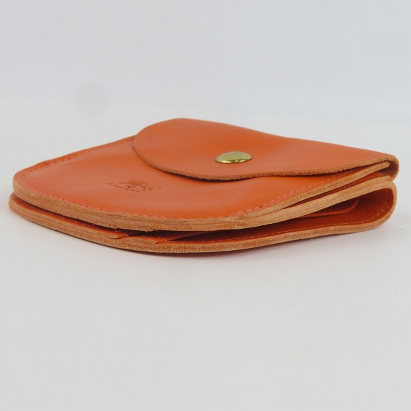 実際に弊社で買取させて頂いたIL BISONTE/イルビゾンテ レザー 二つ折り財布/ウォレットの画像 2枚目