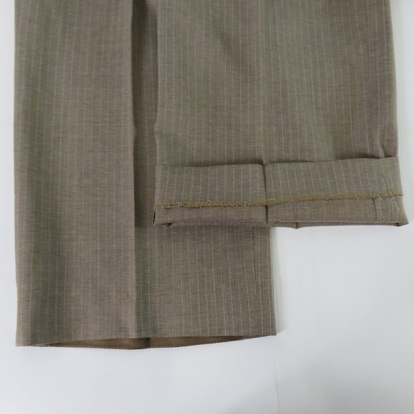 実際に弊社で買取させて頂いたVERSACE/ヴェルサーチ ストライプ ウール スーツ ジャケット/パンツ/セットアップ/54の画像 5枚目