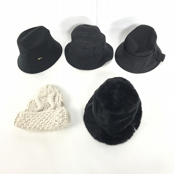 実際に弊社で買取させて頂いた【おまとめ】ANNA SUI/CA4LA/RODEO CROWNS 他 ニット帽/バケットハット