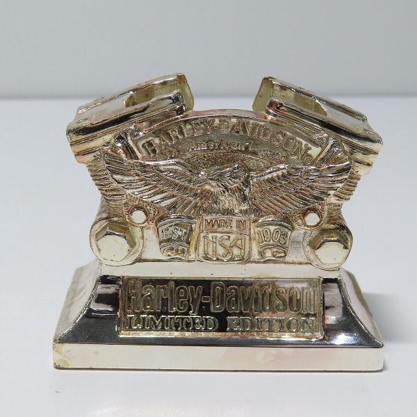 実際に弊社で買取させて頂いたZIPPO/ジッポー HARLEY DAVIDSON/ハーレーダビッドソン デスクトップホルダー/台座付/1996年製の画像 8枚目