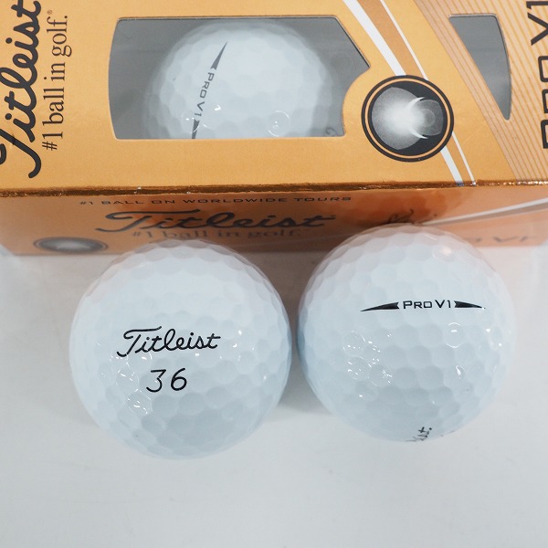 実際に弊社で買取させて頂いた【未使用/オウンネーム含】Titleist/タイトリスト PRO V1,Episode,TOUR SOFT 他 ゴルフボール 計15個の画像 1枚目