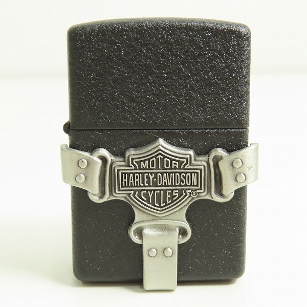 実際に弊社で買取させて頂いたZIPPO/ジッポー HARLEYDAVIDSON/ハーレーダビッドソン ハーネス メタル貼り の画像 1枚目