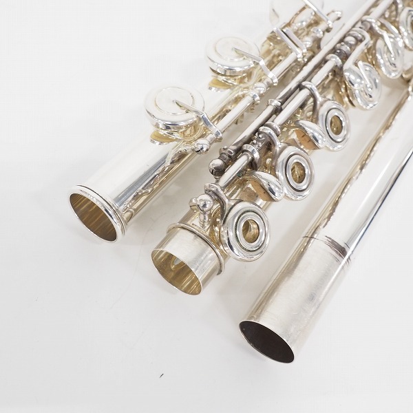 実際に弊社で買取させて頂いたYAMAHA/ヤマハ YFL-684/YFL684 フルート 管体銀製 インラインリングキイ  ハードケース・ケースカバー付の画像 8枚目