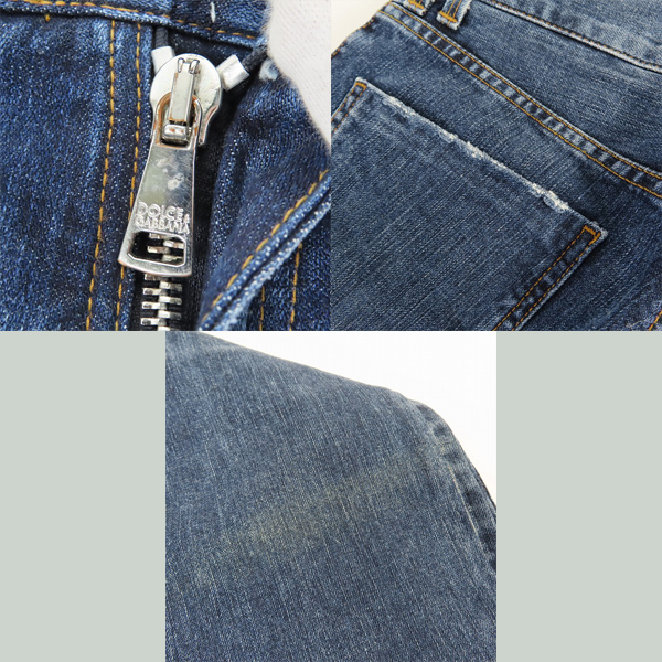 実際に弊社で買取させて頂いた【JPタグ】DOLCE&GABBANA/ドルチェ＆ガッバーナ /ドルガバ デニムパンツ G3S9FD/G8483/46の画像 8枚目