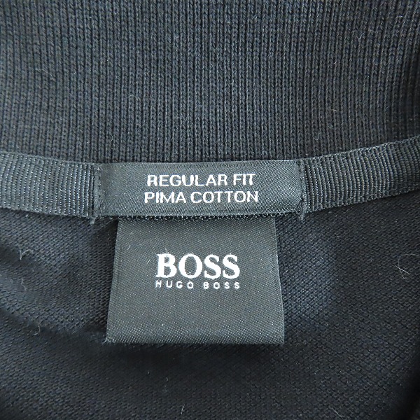 実際に弊社で買取させて頂いたHugo Boss/ヒューゴボス Regular Fit Polos in Cotton PALLAS ロゴ刺繍ポロシャツ 10108581/Mの画像 2枚目