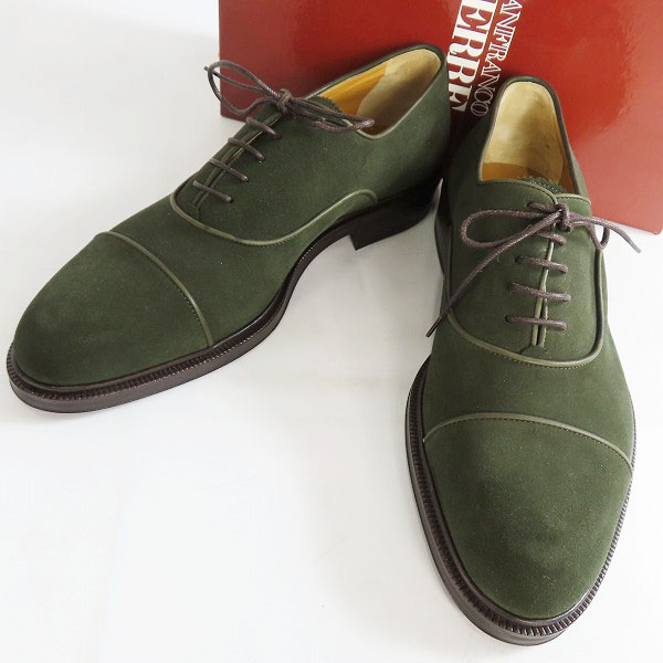 実際に弊社で買取させて頂いたGIANFRANCO FERRE/ジャンフランコフェレ スエードビジネスシューズ/ドレスシューズ 935 /41.5