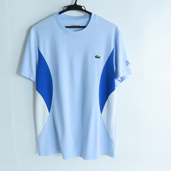 実際に弊社で買取させて頂いたLACOSTE/ラコステ ノバク・ジョコビッチサイド切り替えウルトラドライTシャツ TH7539/M