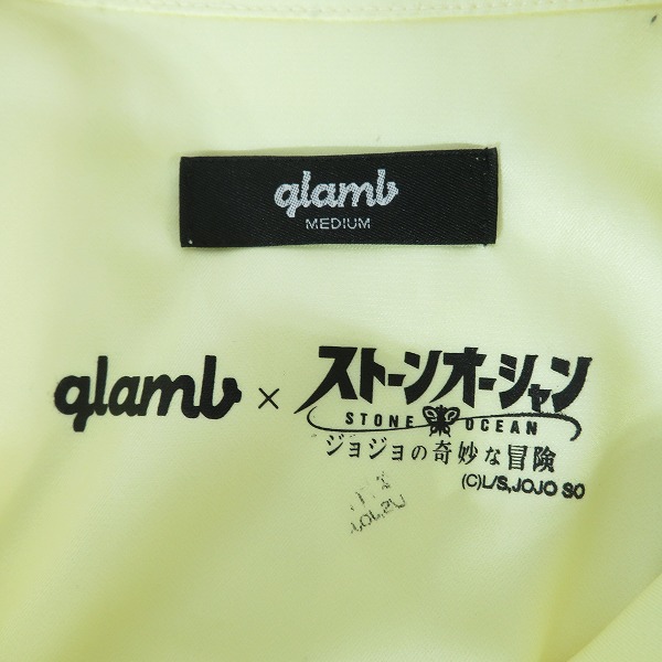 実際に弊社で買取させて頂いたglamb/グラム×ジョジョの奇妙な冒険 ストーンオーシャン F・F/フーファイターズ シャツ Mの画像 2枚目