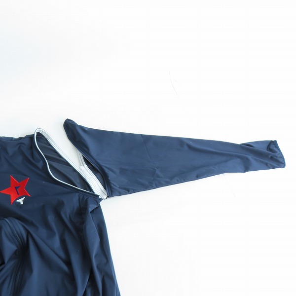 実際に弊社で買取させて頂いた【未使用】BEAMS GOLF/ビームスゴルフ スターフラッグロゴ ツアー エアシャットブルゾン 82-18-0223-444-79-20/Lの画像 8枚目