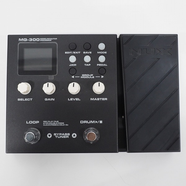 実際に弊社で買取させて頂いたNUX/ニューエックス MG-300 ギター用マルチエフェクター アダプター付き【簡易動作確認済】の画像 1枚目