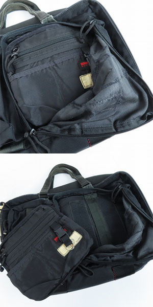 実際に弊社で買取させて頂いたBRIEFING/ブリーフィング BEAMS +別注 3WAY BAG ブリーフケース/バックパック 13-04-2004の画像 5枚目