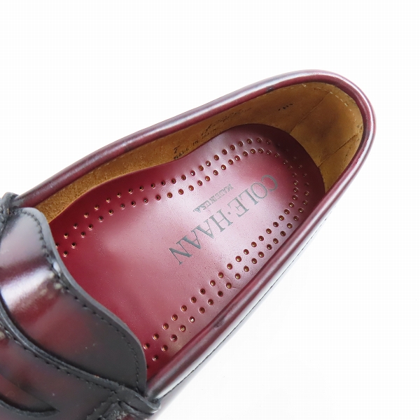 実際に弊社で買取させて頂いたCOLE HAAN/コールハーン コインローファー 6499/7の画像 4枚目