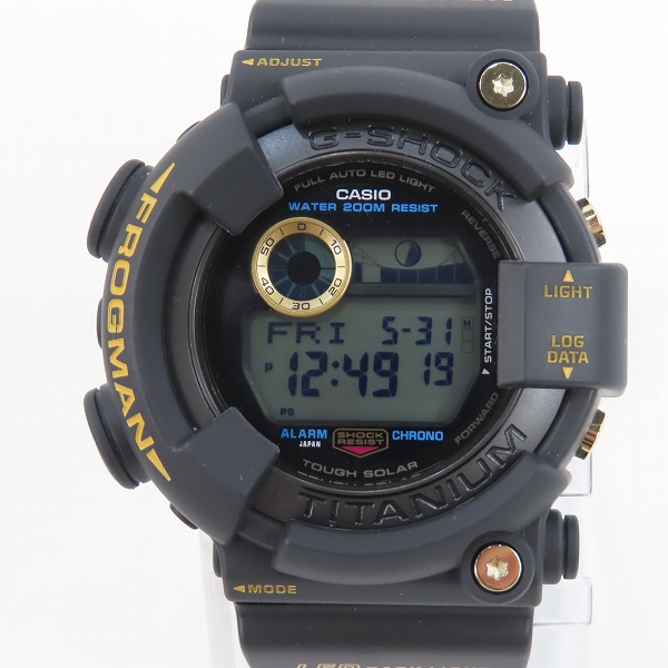 実際に弊社で買取させて頂いたG-SHOCK/Gショック MASTER OF G - SEA FROGMAN/フロッグマン 30周年記念 GW-8230B-9AJRの画像 1枚目