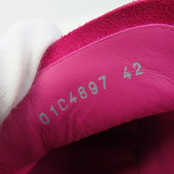 実際に弊社で買取させて頂いたRick Owens/リックオウエンス VINTAGE SNEAKS/ヴィンテージスニーカー レザー RU01C4897 LVSLPO/42の画像 5枚目