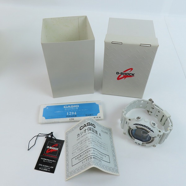 実際に弊社で買取させて頂いたG-SHOCK/Gショック FROGMAN/フロッグマン Men in White Gray 極地 DW-8200LG-8JR【動作未確認】の画像 5枚目