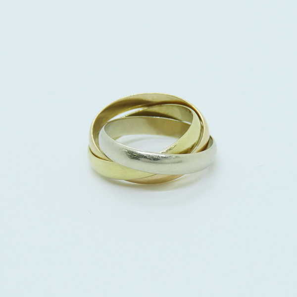 実際に弊社で買取させて頂いたCartier/カルティエ トリニティ リング/指輪 750/K18PG/YG/WG 52/12号の画像 3枚目