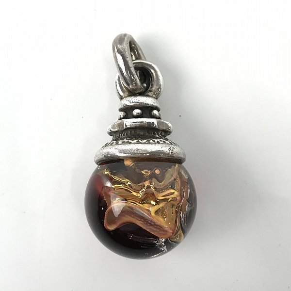 実際に弊社で買取させて頂いた【ギャラ付き】STARLINGEAR/スターリンギア スカル マーブルペンダントの画像 2枚目