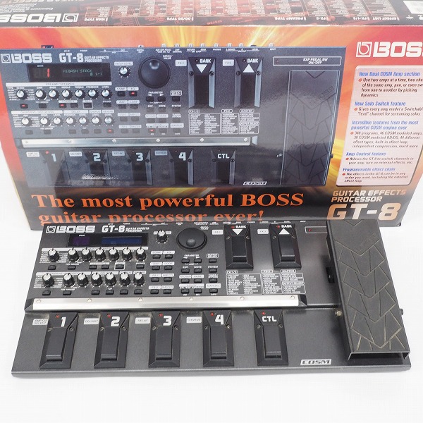 実際に弊社で買取させて頂いた★【動作未確認】BOSS/ボス GT-8 GUITAR EFFECTS PROCESSOR ギター用マルチエフェクター