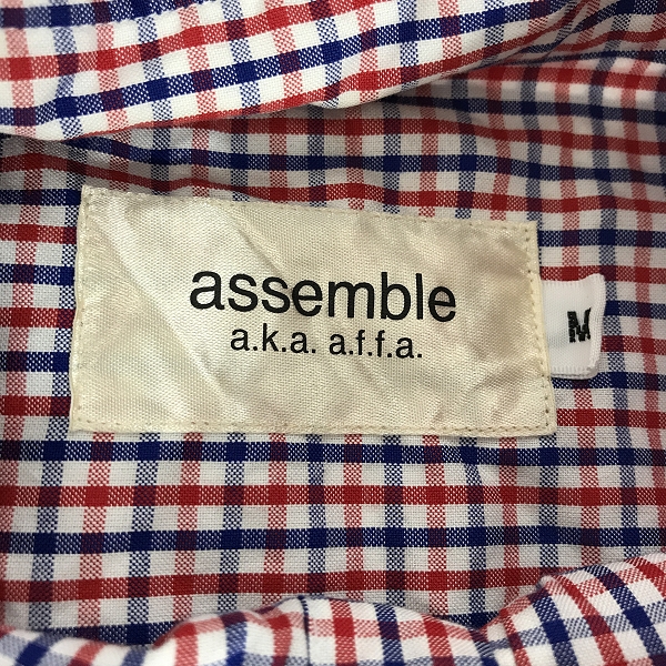 実際に弊社で買取させて頂いたASSEMBLE a.k.a. affa/アッセンブル UNDERCOVER/アンダーカバー チェックシャツ AKF4401/Mの画像 2枚目