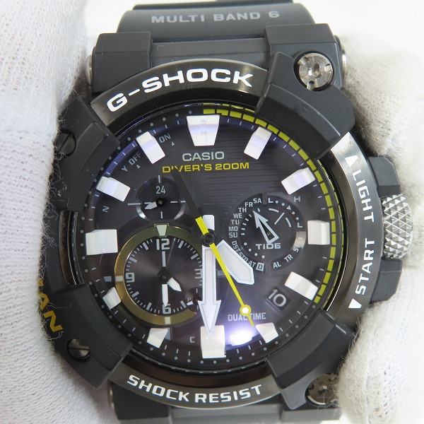 実際に弊社で買取させて頂いたG-SHOCK/Gショック FROGMAN/フロッグマン Bluetooth ソーラー電波時計 GWF-A1000-1AJFの画像 4枚目