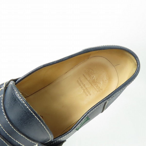 実際に弊社で買取させて頂いたParaboot/パラブーツ REIMS/MARCHE MIEL-VEG ランス コインローファー/シューズ 181010 8の画像 4枚目