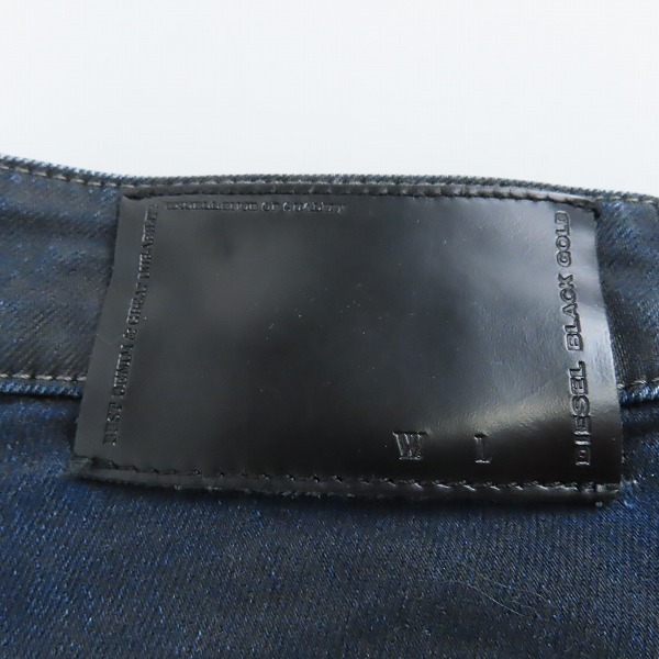 実際に弊社で買取させて頂いたDIESEL BLACK GOLD/ディーゼル ブラックゴールド TYPE-241 ストレッチ スリム  デニムパンツ/28の画像 8枚目