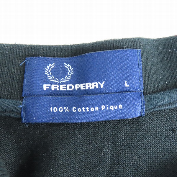 実際に弊社で買取させて頂いたFRED PERRY/フレッドペリー 半袖 ポロシャツ 胸刺繍 Lの画像 2枚目