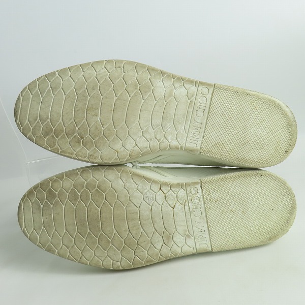 実際に弊社で買取させて頂いたJIMMY CHOO/ジミーチュウ GROVE/グローブ スタッズ スリッポン/シューズ 44の画像 2枚目