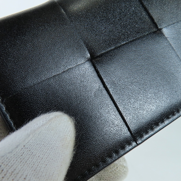 実際に弊社で買取させて頂いたBOTTEGA VENETA/ボッテガヴェネタ マキシ イントレチャート カードケース/名刺入れの画像 6枚目
