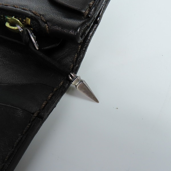 実際に弊社で買取させて頂いたFAL/エフエーエル トゥームウォールズサドルレザーウォレット/長財布の画像 7枚目