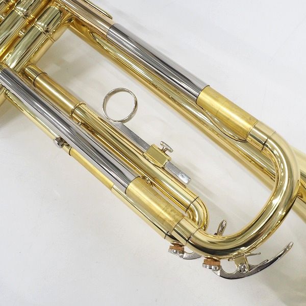 実際に弊社で買取させて頂いた【美品】YAMAHA/ヤマハ YTR-2320E/YTR2320E トランペット ゴールド ハードケース付の画像 6枚目