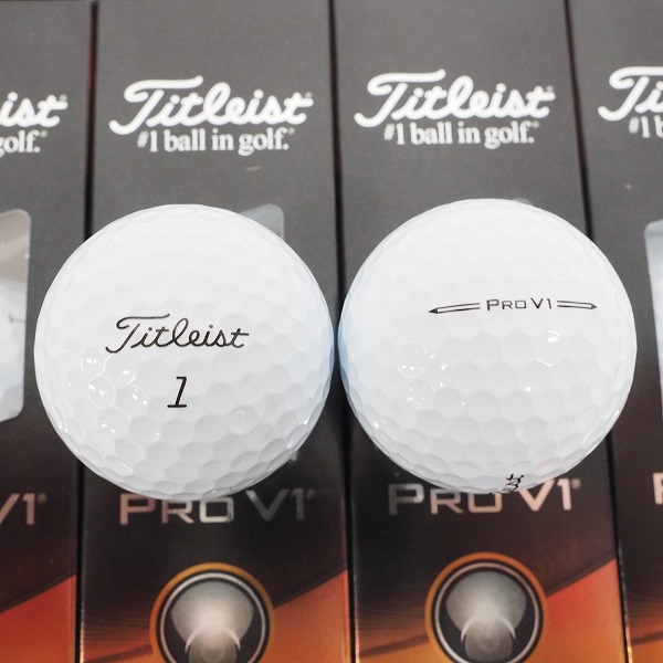 実際に弊社で買取させて頂いた 【未使用】Titleist/タイトリスト PRO V1 ゴルフボール ホワイト 1ダース の画像 1枚目