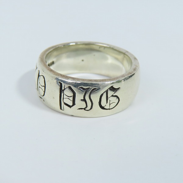実際に弊社で買取させて頂いたCRAZY PIG/クレイジーピッグ OLD ENGLISH RING/オールドイングリッシュリング 22号の画像 2枚目