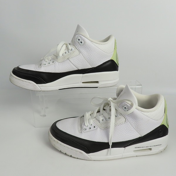 実際に弊社で買取させて頂いたFRAGMENT DESIGN×NIKE/フラグメントデザイン×ナイキ AIR JORDAN 3 エアジョーダン3 DA3595-100/26.5の画像 3枚目