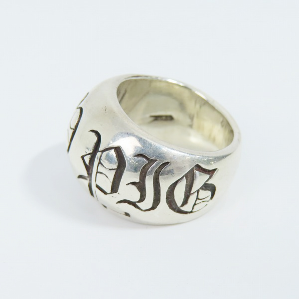 実際に弊社で買取させて頂いたCRAZY PIG DESIGNS/クレイジーピッグ  ゴシッククレイジーピッグヘビーDリング 14-15.5号の画像 2枚目