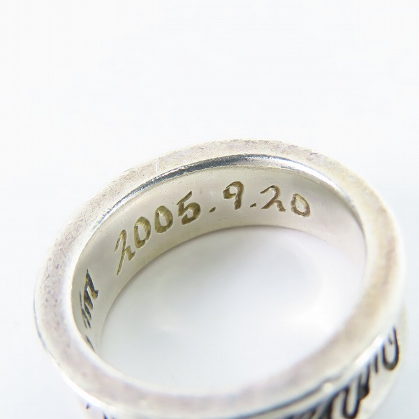 実際に弊社で買取させて頂いたBWL/BILL WALL LEATHER/ビルウォールレザー バンドリング 16号の画像 7枚目