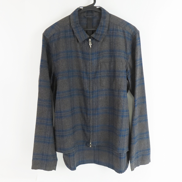 実際に弊社で買取させて頂いた【JPタグ】CHROME HERATS/クロムハーツ ダガー ボールジップ ネルシャツ M