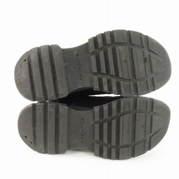 実際に弊社で買取させて頂いたGIVENCHY/ジバンシィ スウェードレザー切替 ハイカットスニーカー 41の画像 2枚目