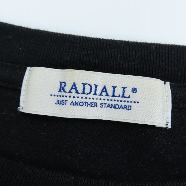 実際に弊社で買取させて頂いたRADIALL/ラディアル 胸ポケット ロングTシャツ カットソー Mの画像 2枚目