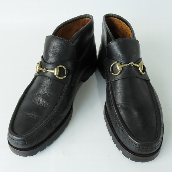 実際に弊社で買取させて頂いたGUCCI/グッチ レザー ホースビット 114 0067/42.5E