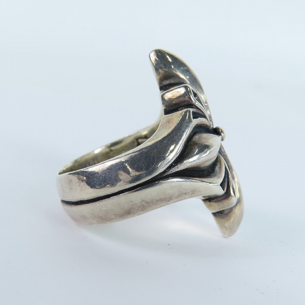 実際に弊社で買取させて頂いたBWL/BILL WALL LEATHER/ビルウォールレザー NEW CROSS RING ニュークロスリング 21号の画像 3枚目