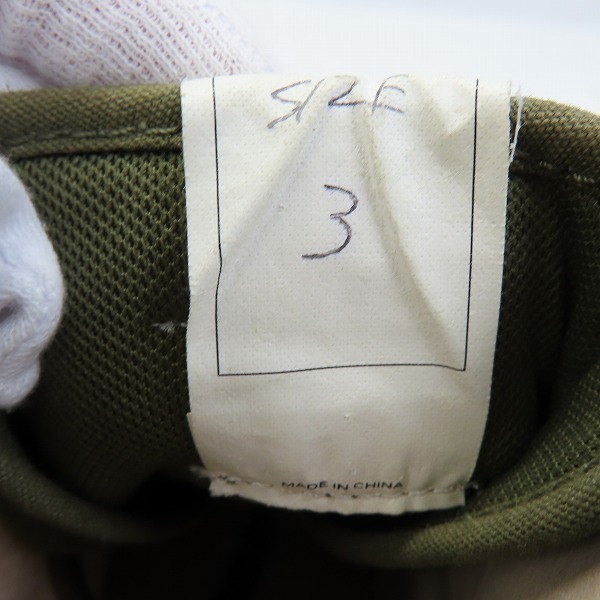 実際に弊社で買取させて頂いたREADYMADE×UNITED ARROWS & SONS/レディメイド×ユナイテッドアローズ＆サンズ ミリタリー リメイク スニーカー/3の画像 5枚目