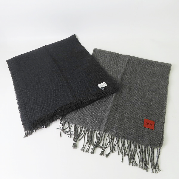 実際に弊社で買取させて頂いたARMANI COLLEZIONI/アルマーニ コレツィオーニ TAKEO KIKUCHI/タケオキクチ マフラー 2点セット