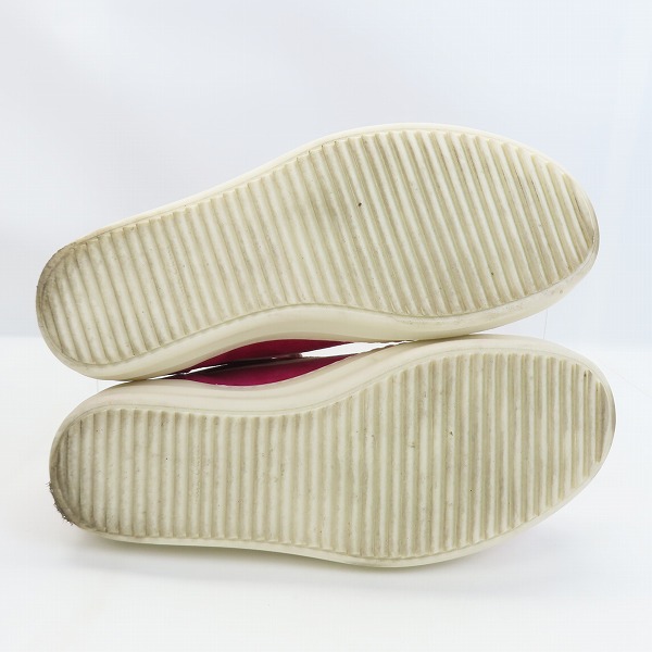 実際に弊社で買取させて頂いたRick Owens/リックオウエンス VINTAGE SNEAKS/ヴィンテージスニーカー レザー RU01C4897 LVSLPO/42の画像 2枚目