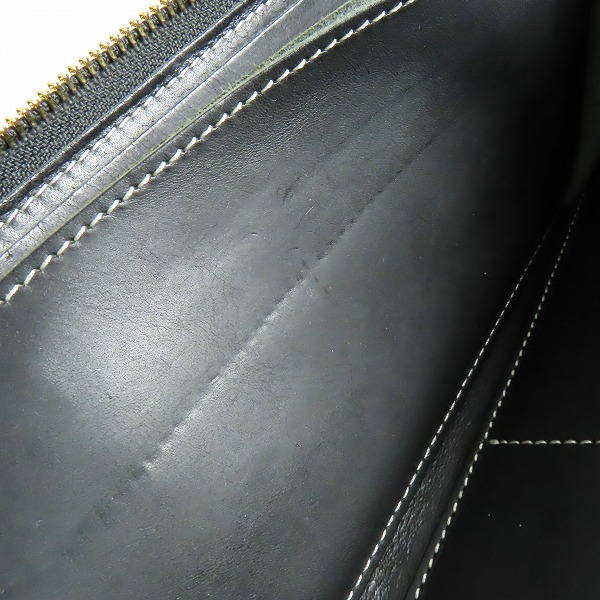 実際に弊社で買取させて頂いた土屋鞄製造所/ツチヤカバン ユニックリベルタ マスターLファスナー 長財布 ロングウォレット ブラックの画像 5枚目