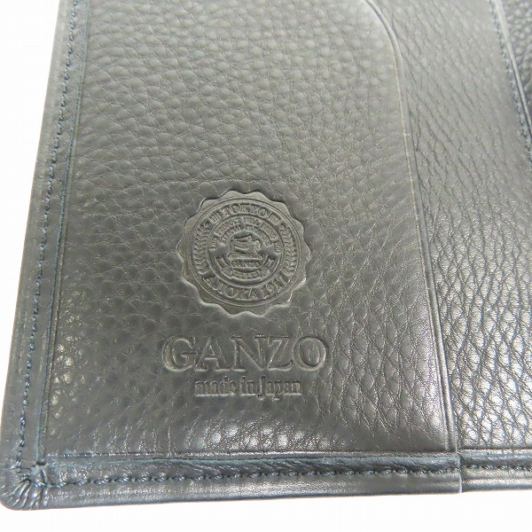 実際に弊社で買取させて頂いたGANZO/ガンゾ レザー 小銭入れ付き コンパクトウォレット 二つ折り 0057798の画像 6枚目
