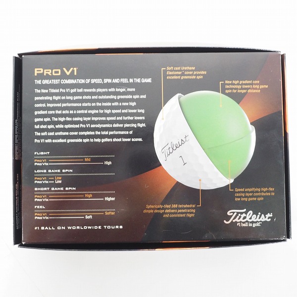実際に弊社で買取させて頂いた【未使用】Titleist/タイトリスト PRO V1 ゴルフボール ホワイト 1ダースの画像 4枚目